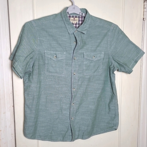 Woolrich Atlas Short Sleeve Cotton Shirt XL - Picture 1 of 7